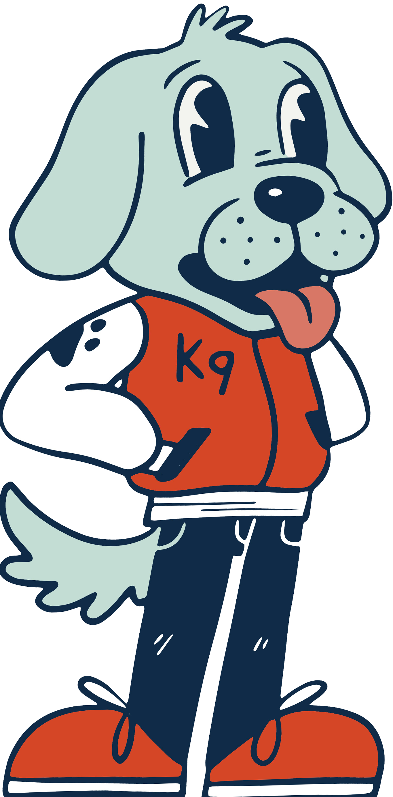 happy K9 mascot
